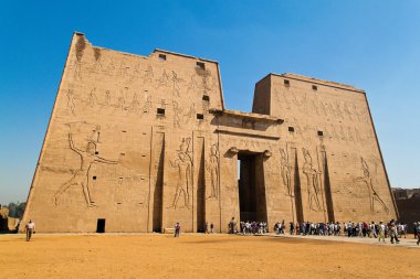 Egypt, edfu, horus temple clipart