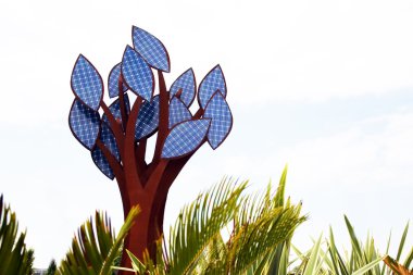 A tree from solar cells clipart