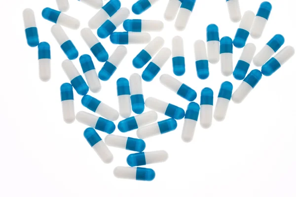 Przeciwbólowe tabletki, kapsułki — Zdjęcie stockowe
