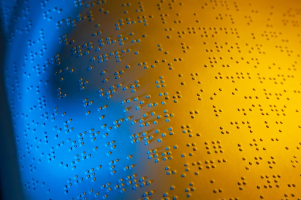 Reserva en braille. braille —  Fotos de Stock