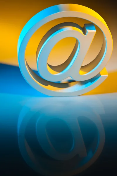 E-mail sign. online communications. — Stock Photo, Image