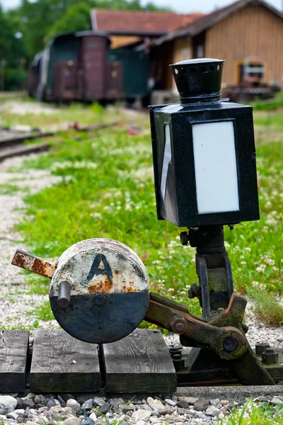 Účast na železniční trati — Stock fotografie