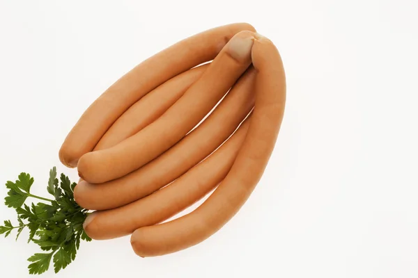 Vienna sausage - frankfurter sausages — Stock Photo, Image