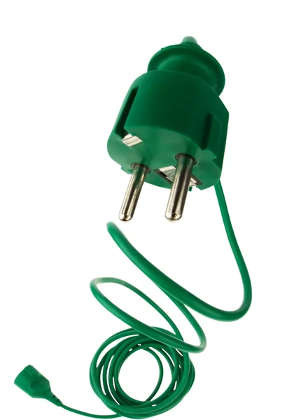 Power plug with power cord — Stock Photo, Image