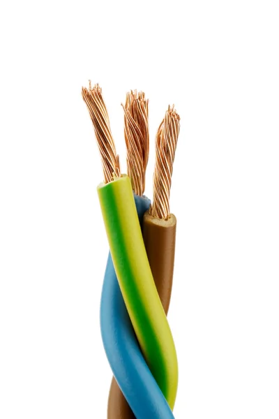 Un cable de alimentación con enchufe — Foto de Stock