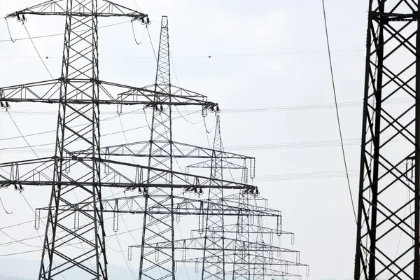 A power pole power line — Stock Photo, Image