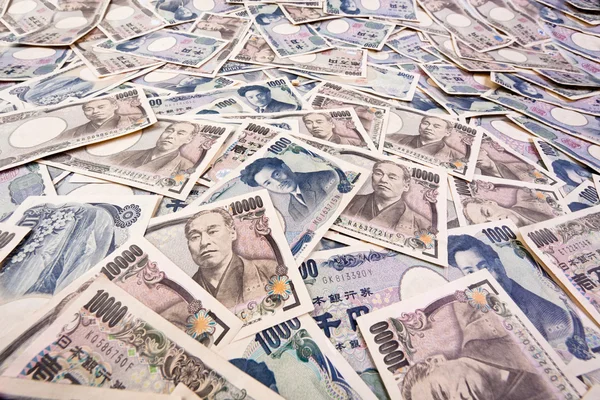 일본에서 엔 지폐 — 스톡 사진