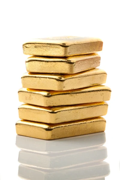 Gerçek altın külçe altının daha yatırım — Stok fotoğraf