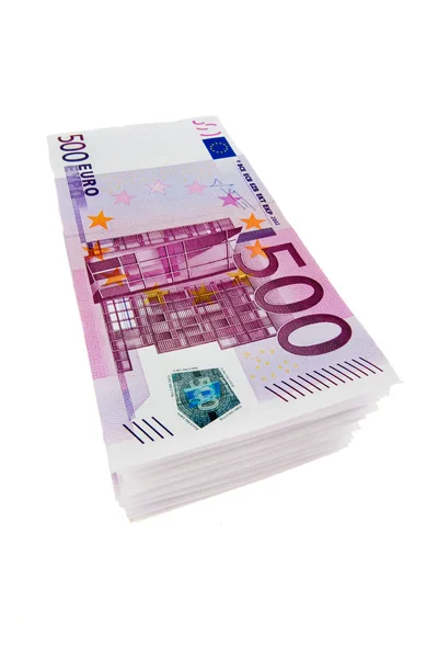 Vele 500 euro bankbiljetten geld — Stockfoto