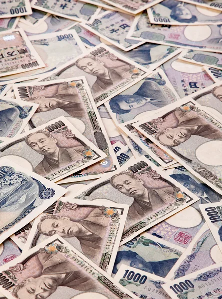 Jenu směnky z Japonska — Stock fotografie