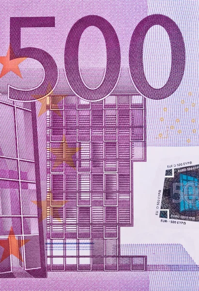 Chiusura di una banconota in euro — Foto Stock