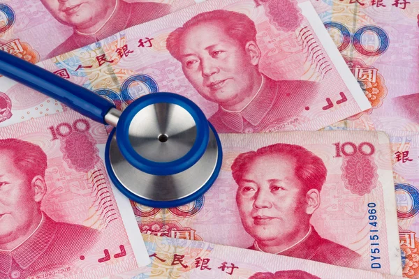 Billetes de yuanes chinos —  Fotos de Stock