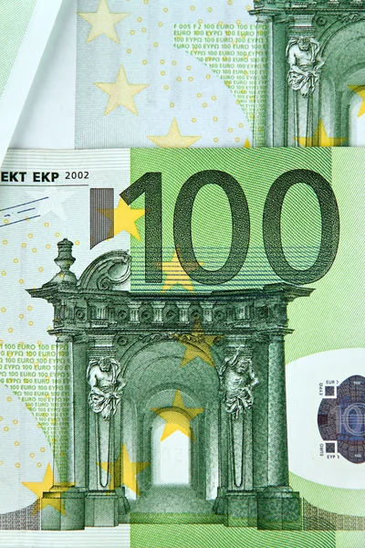 Många euron sedlar pengar — Stockfoto