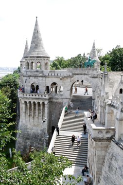 Hungary, budapest, fishermen's bastion. clipart