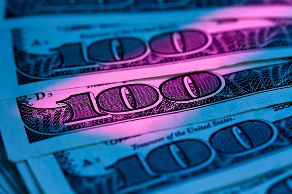Close-up of dollar bills — Stock Photo, Image