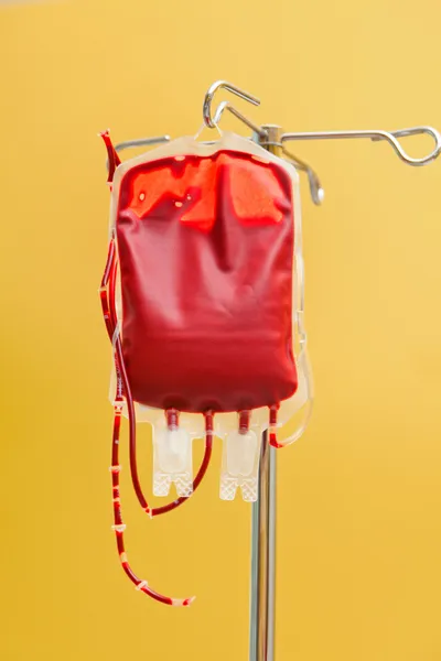 Opgeslagen bloed in een ziekenhuis — Stockfoto