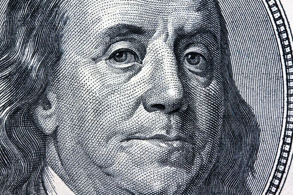 Close-up of dollar bills — Stock Photo, Image