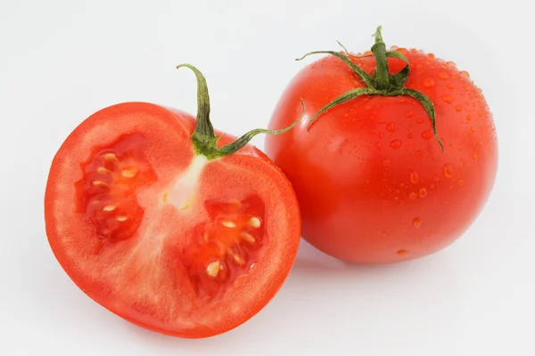 白い背景のトマト — ストック写真
