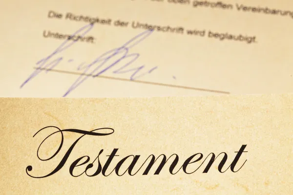 ドイツ語で新約聖書 — ストック写真