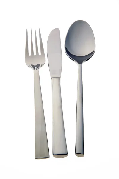 Cuchillo y tenedor — Foto de Stock