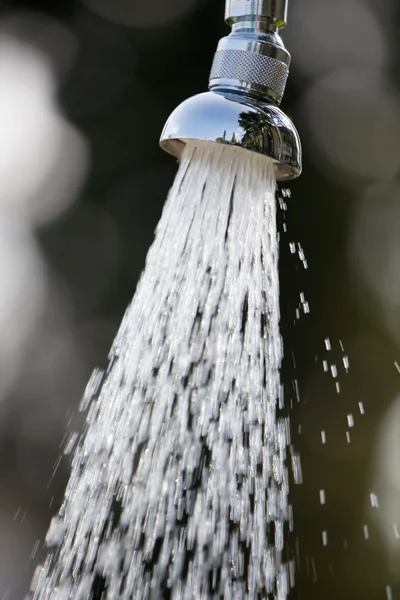 Beam of an outdoor shower — Stock Photo, Image