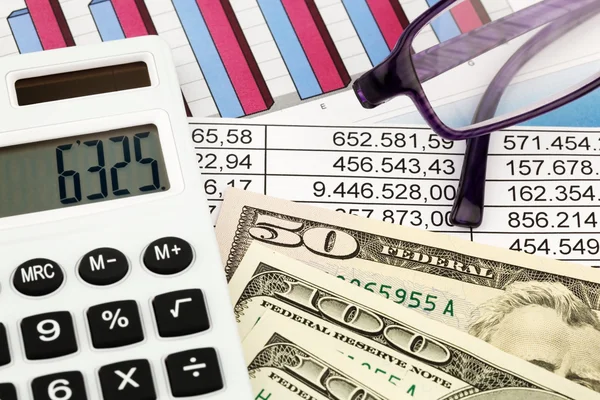 stock image Calculators, and statistics