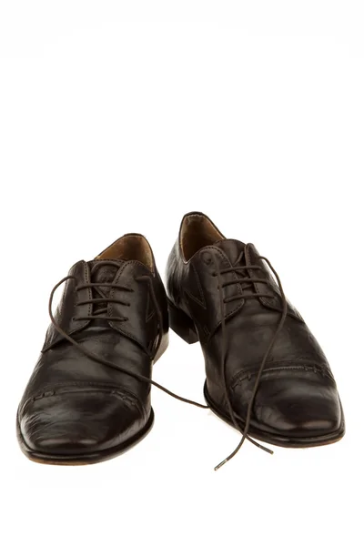 Zapatos de hombre de un hombre de negocios —  Fotos de Stock