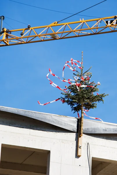 stock image Same roof at construction site of a house