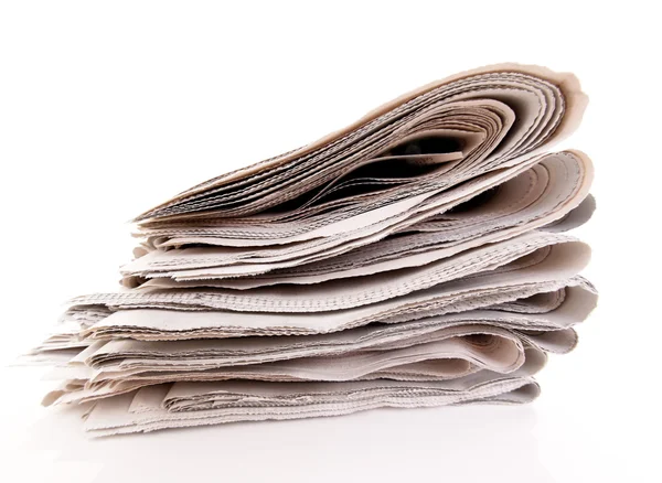 Stack di vecchi giornali e riviste — Foto Stock