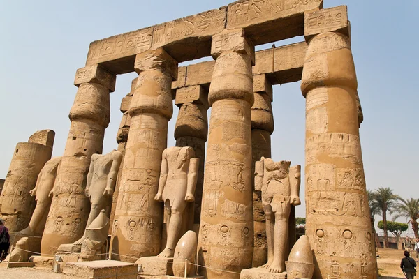 埃及卢克索太阳神殿卢克索神庙. — 图库照片