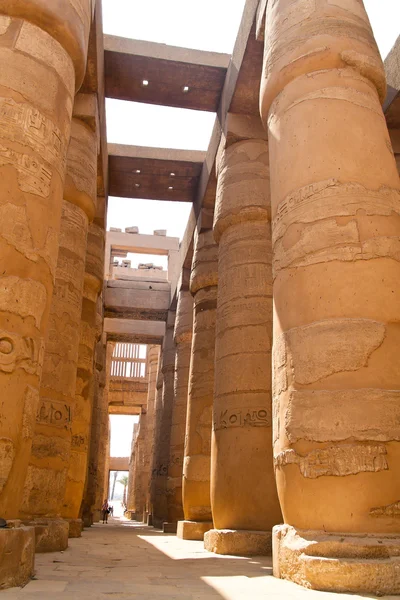 埃及卢克索，卡纳克神庙 — 图库照片