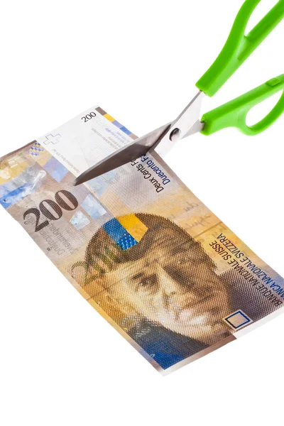 Swiss franc — Stock Photo, Image