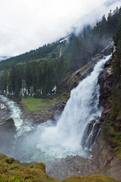 Krimmel wodospady w Austrii — Zdjęcie stockowe