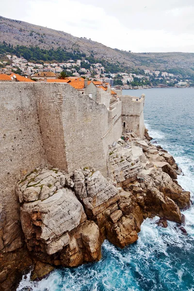 Τείχη της πόλης του Ντουμπρόβνικ, Κροατία — Φωτογραφία Αρχείου