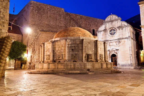 Kroatien, Dubrovnik, Onofrio-Brunnen — Stockfoto
