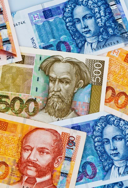 Куна - валюта Хорватии — стоковое фото