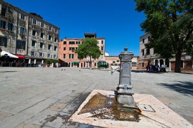 Italy, venice. ghetto area clipart