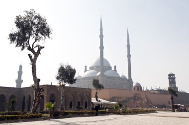Egypt, cairo. mohammed ali mosque. the outside. clipart