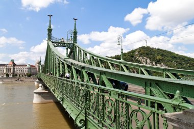 Budapest, hungary, freedom bridge clipart