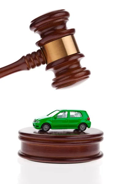 Car will be auctioned. foreclosure — Stock Photo, Image