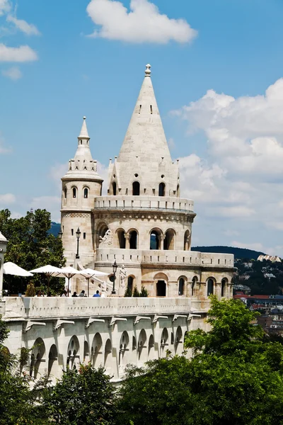 Hongarije, Boedapest, Vissersbastion. stadsgezicht — Stockfoto