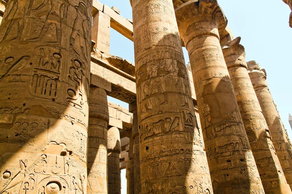 Egito, luxor, templo karnak — Fotografia de Stock