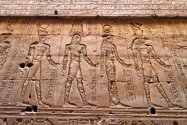 埃及、 艾得夫、 何露斯神庙 — 图库照片
