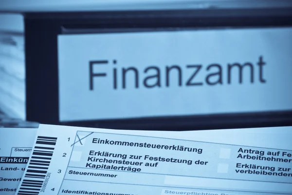 German income tax return — Stock Photo, Image