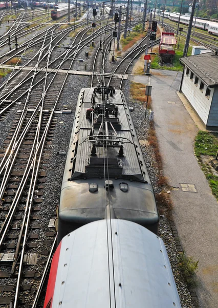 Train of the öbb — Zdjęcie stockowe