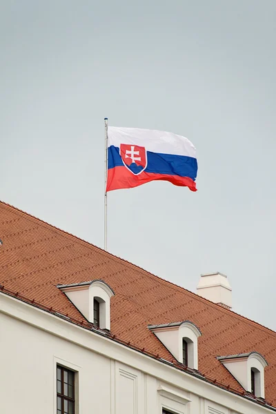 Slovacchia, bratislava: castello collina e castello — Foto Stock