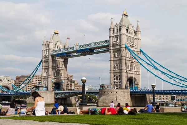 Anglia, Londyn, mostu tower bridge — Zdjęcie stockowe