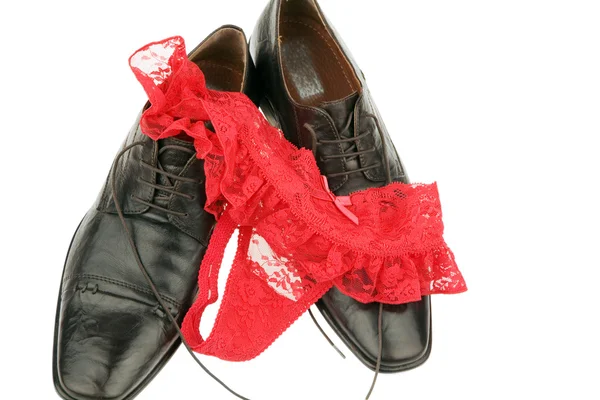High heels and underwear — Stock Photo, Image