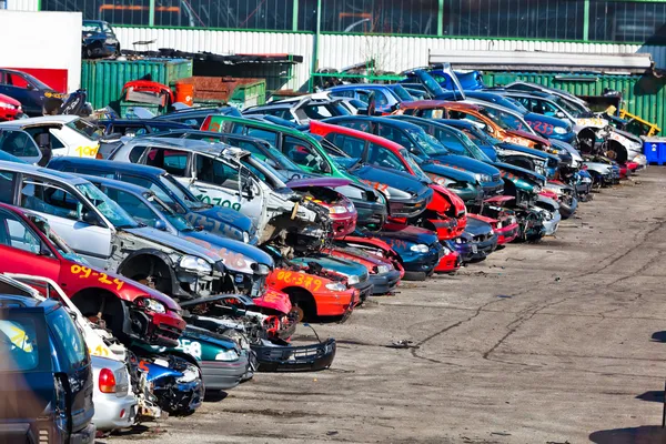 stock-photo-cars-in-a-junkyard
