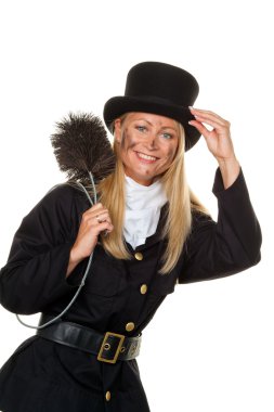 Chimney sweep. good luck on new year's eve clipart